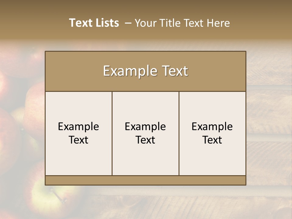 Large Red Food PowerPoint Template