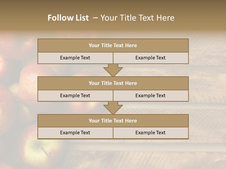 Large Red Food PowerPoint Template