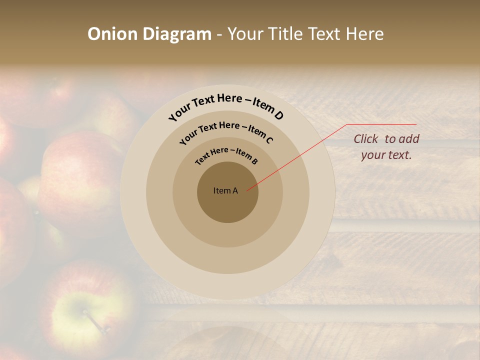 Large Red Food PowerPoint Template