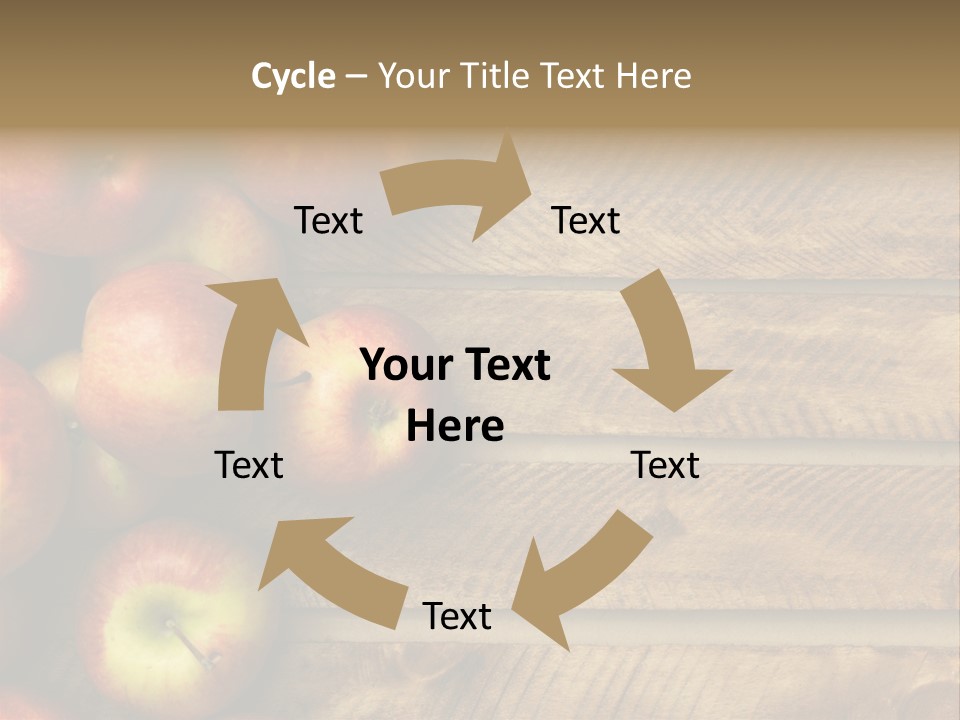 Large Red Food PowerPoint Template