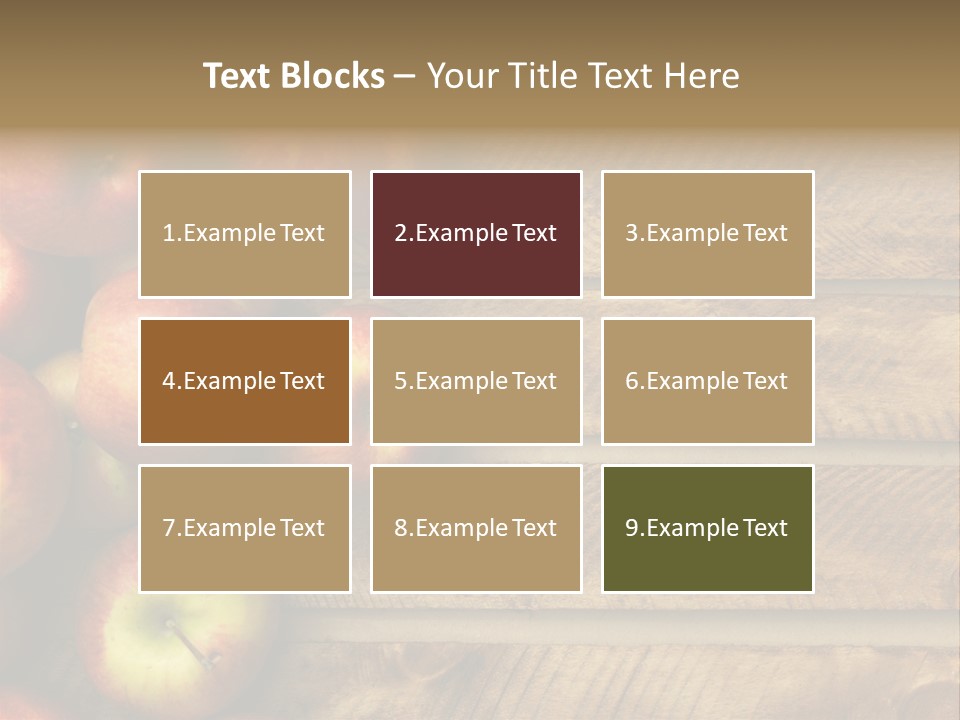 Large Red Food PowerPoint Template