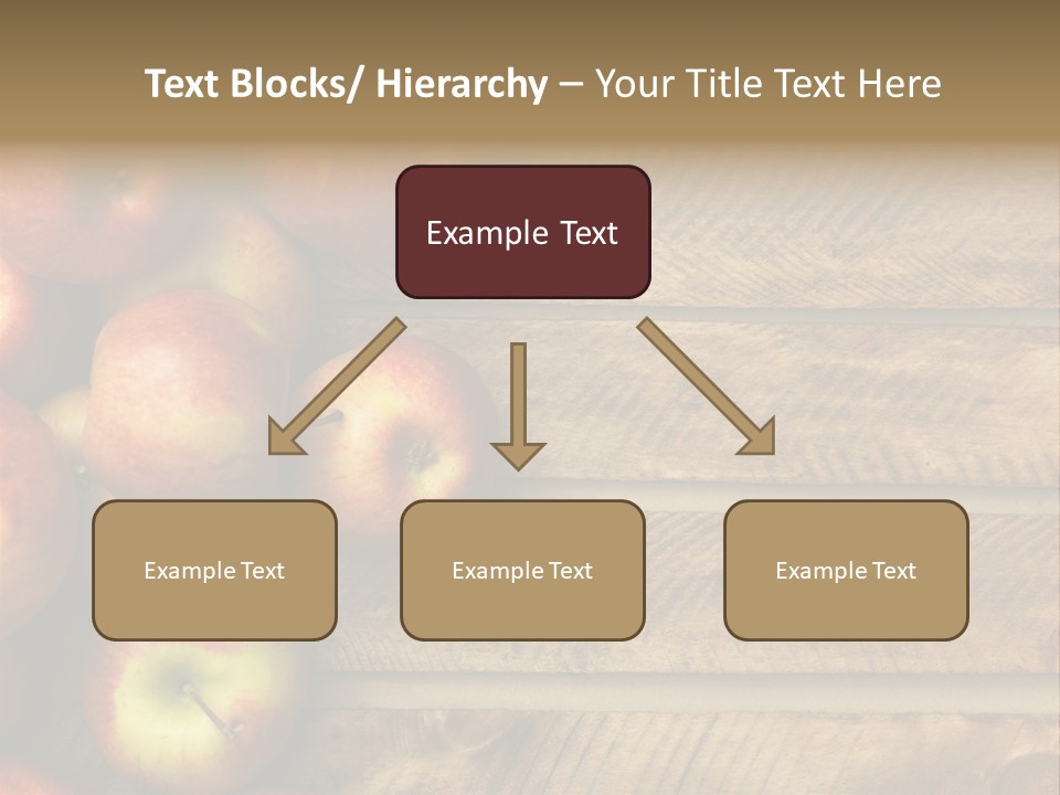 Large Red Food PowerPoint Template