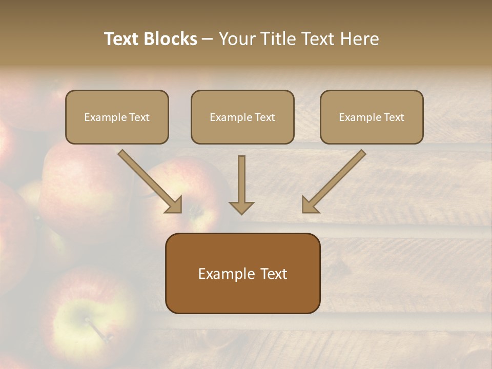 Large Red Food PowerPoint Template