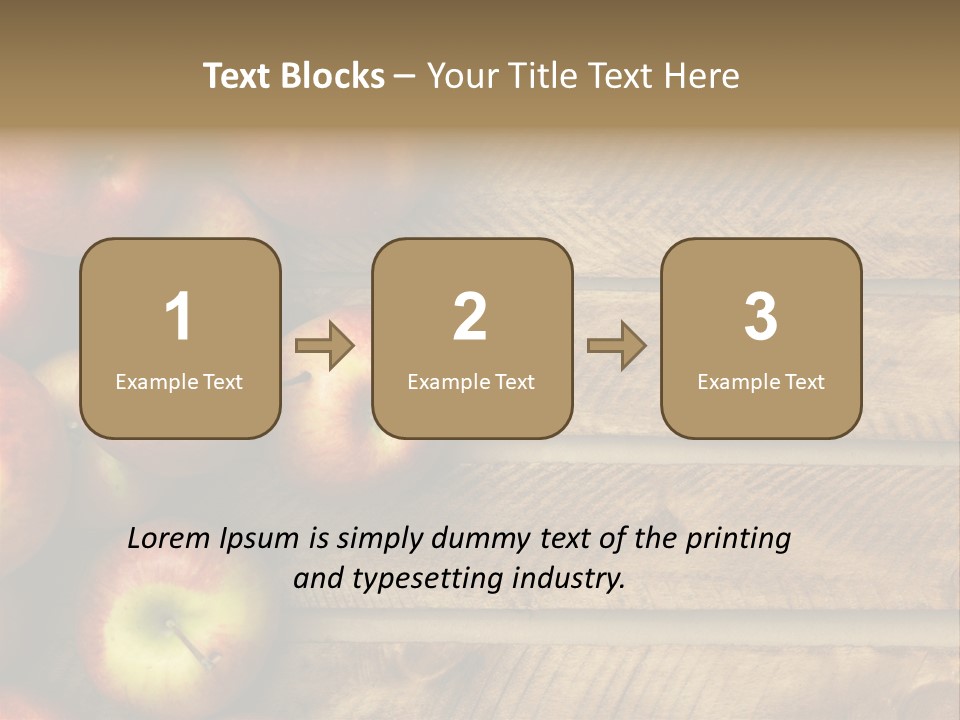 Large Red Food PowerPoint Template