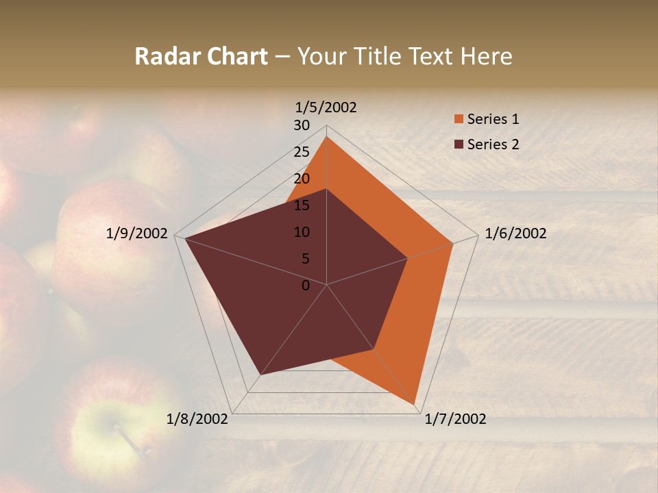 Large Red Food PowerPoint Template