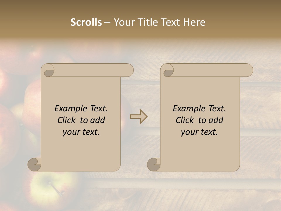 Large Red Food PowerPoint Template