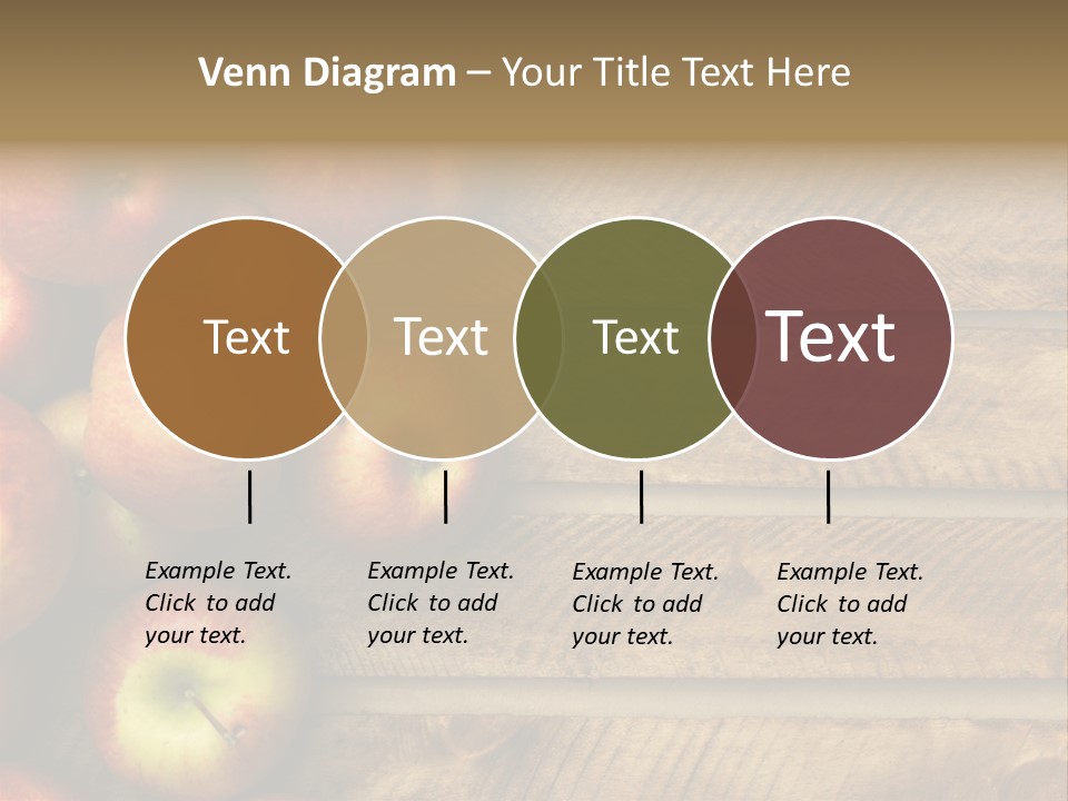 Large Red Food PowerPoint Template