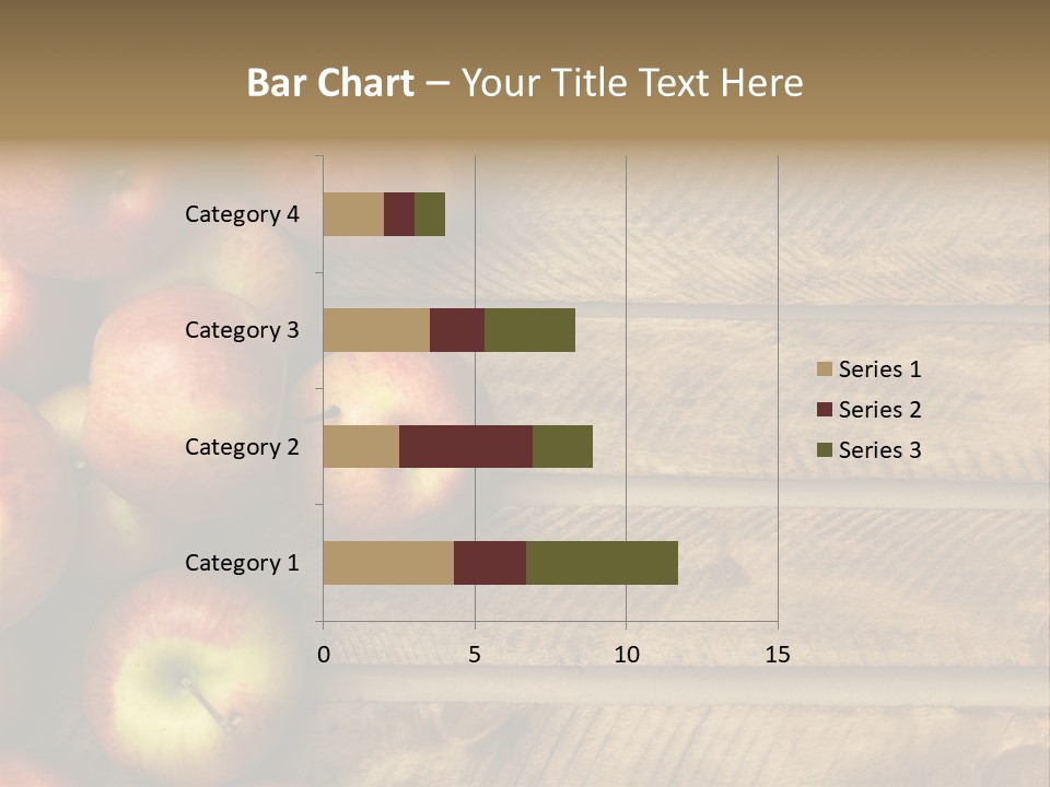 Large Red Food PowerPoint Template