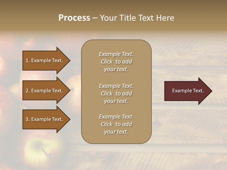Large Red Food PowerPoint Template