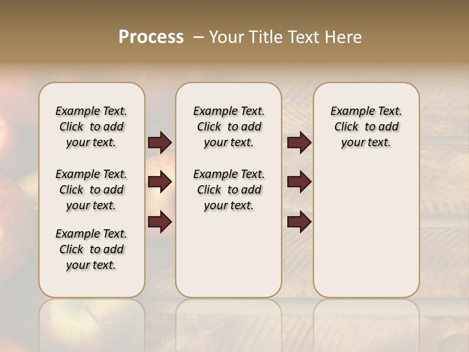 Large Red Food PowerPoint Template