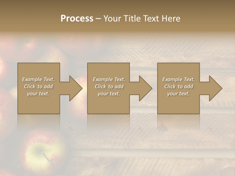 Large Red Food PowerPoint Template