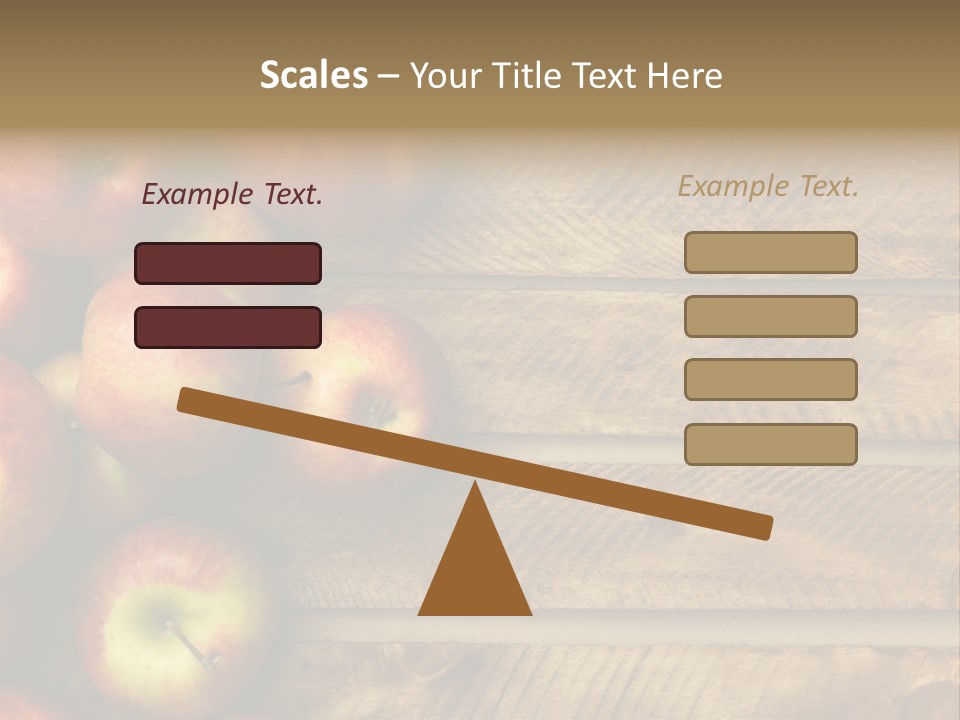 Large Red Food PowerPoint Template