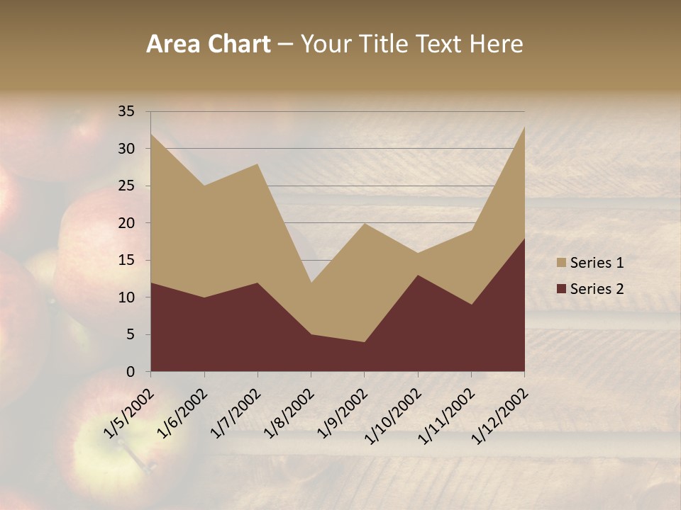 Large Red Food PowerPoint Template