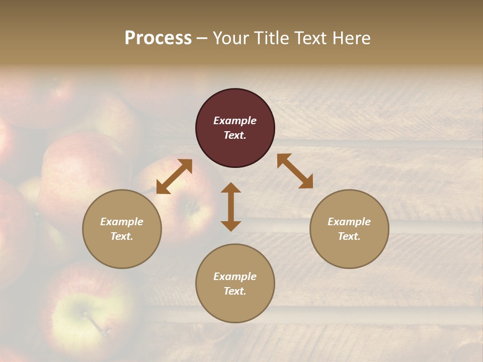 Large Red Food PowerPoint Template