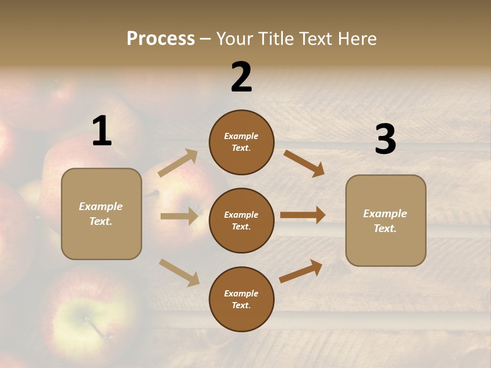 Large Red Food PowerPoint Template