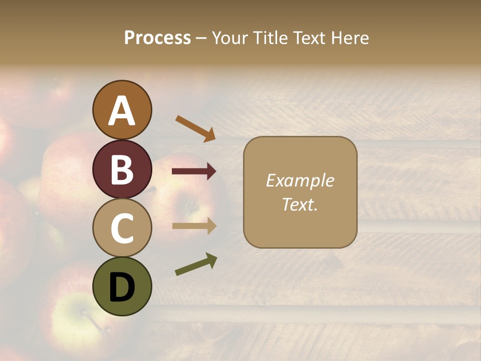 Large Red Food PowerPoint Template