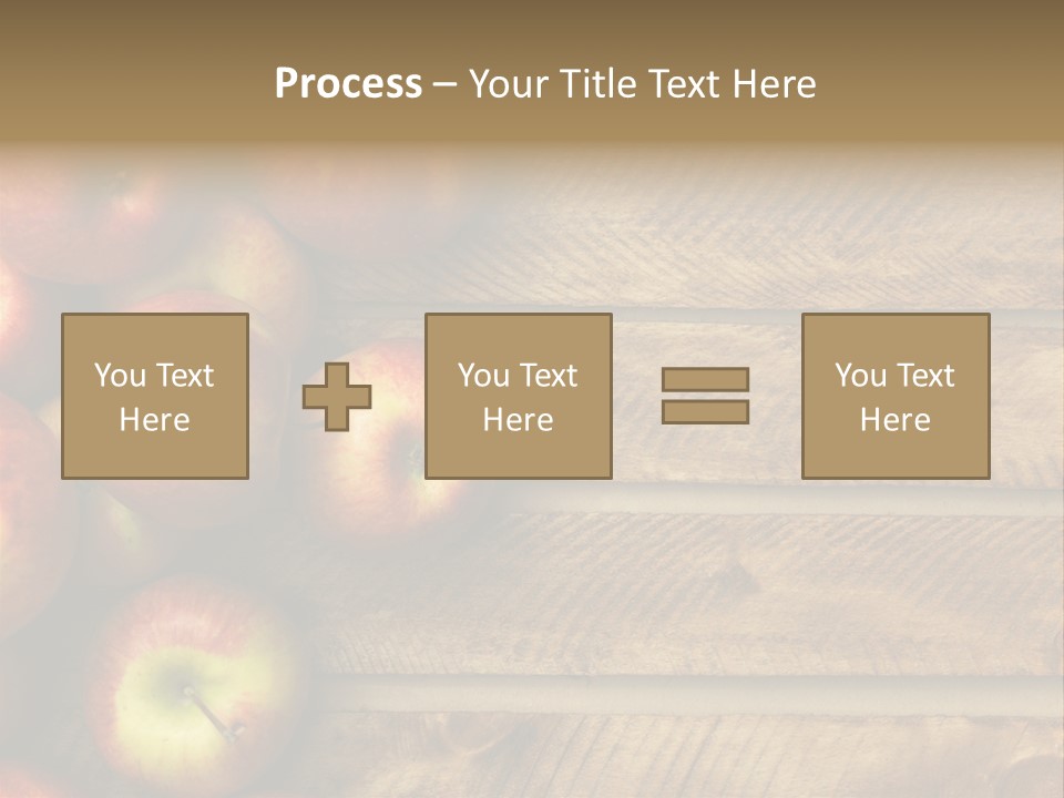 Large Red Food PowerPoint Template