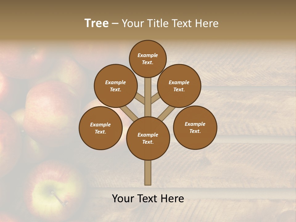 Large Red Food PowerPoint Template