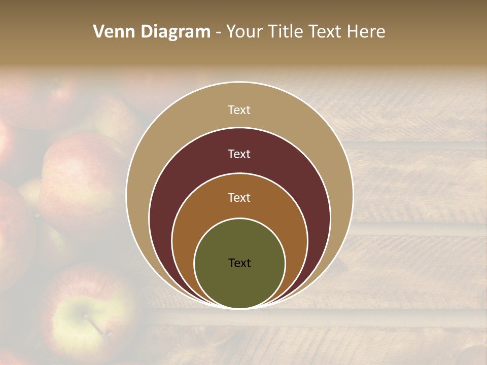 Large Red Food PowerPoint Template