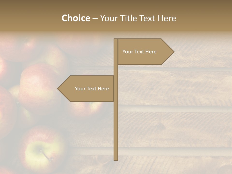 Large Red Food PowerPoint Template