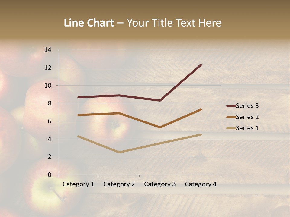 Large Red Food PowerPoint Template