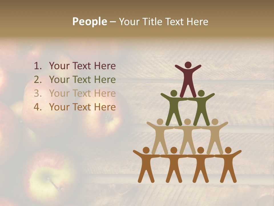 Large Red Food PowerPoint Template