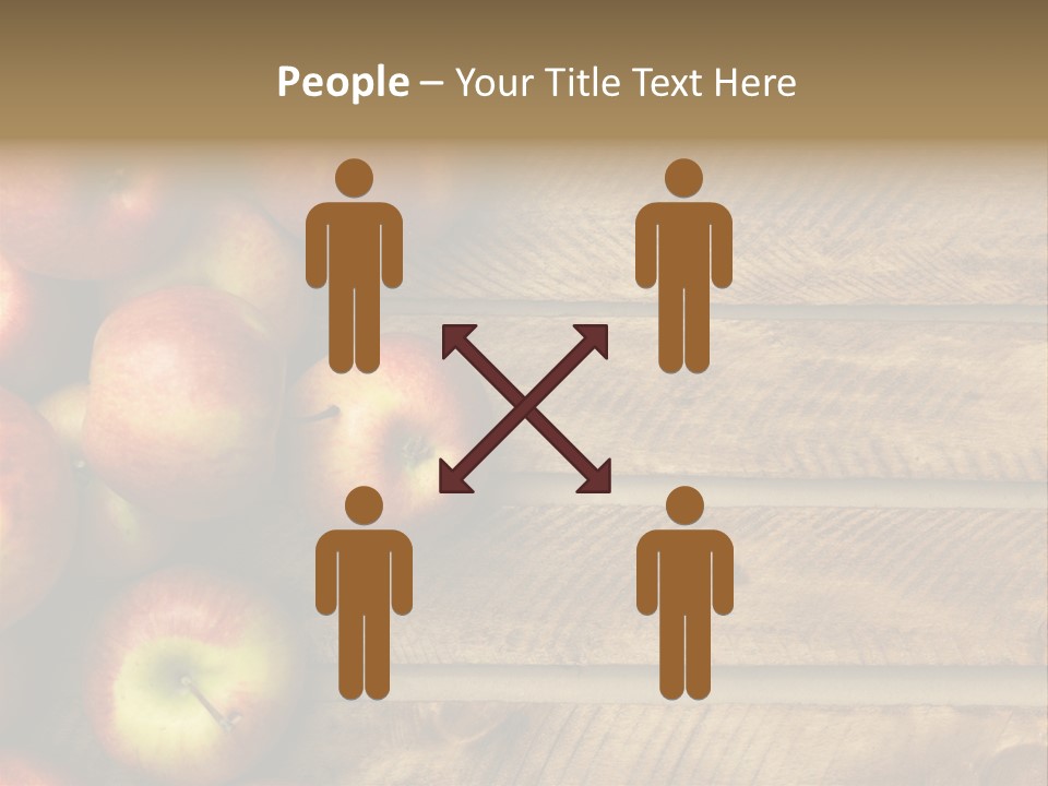 Large Red Food PowerPoint Template