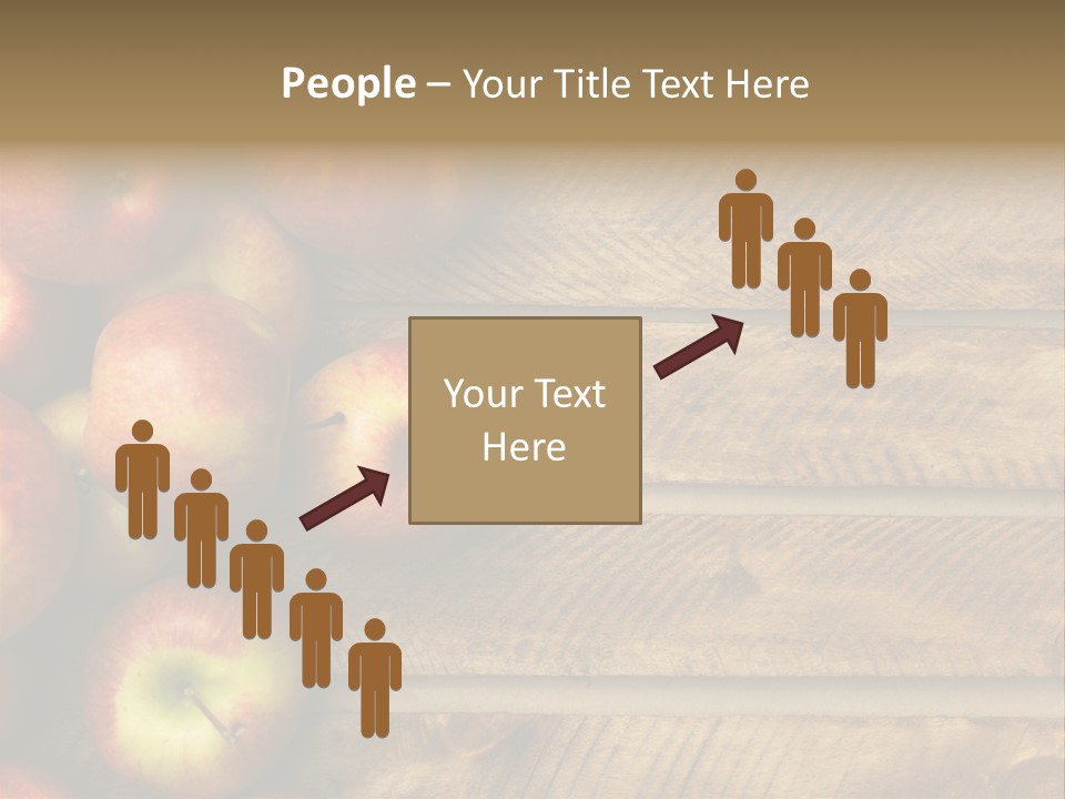 Large Red Food PowerPoint Template