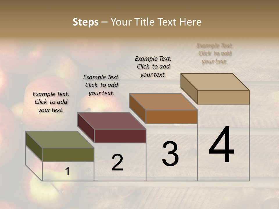Large Red Food PowerPoint Template