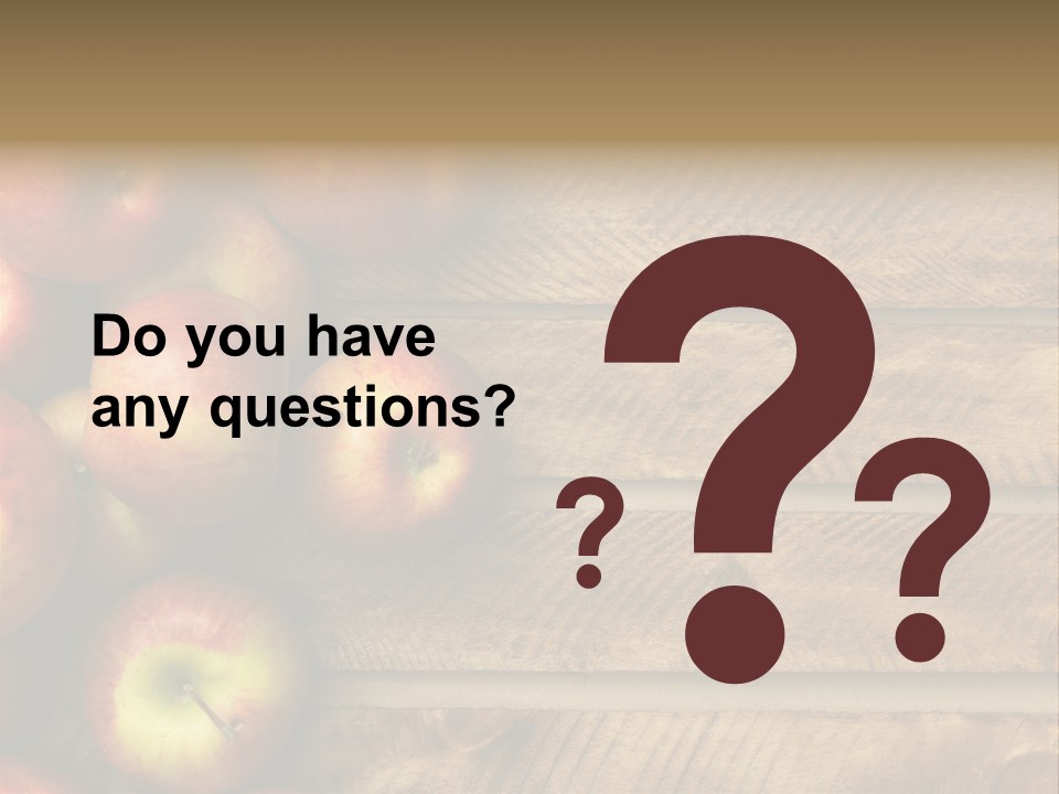 Large Red Food PowerPoint Template