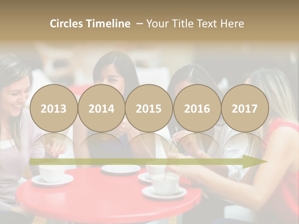 Happy Cheerful Adults PowerPoint Template