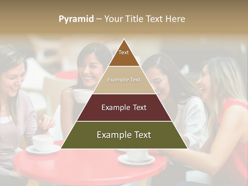 Happy Cheerful Adults PowerPoint Template