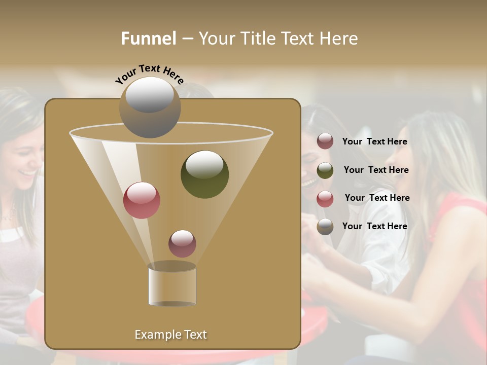 Happy Cheerful Adults PowerPoint Template