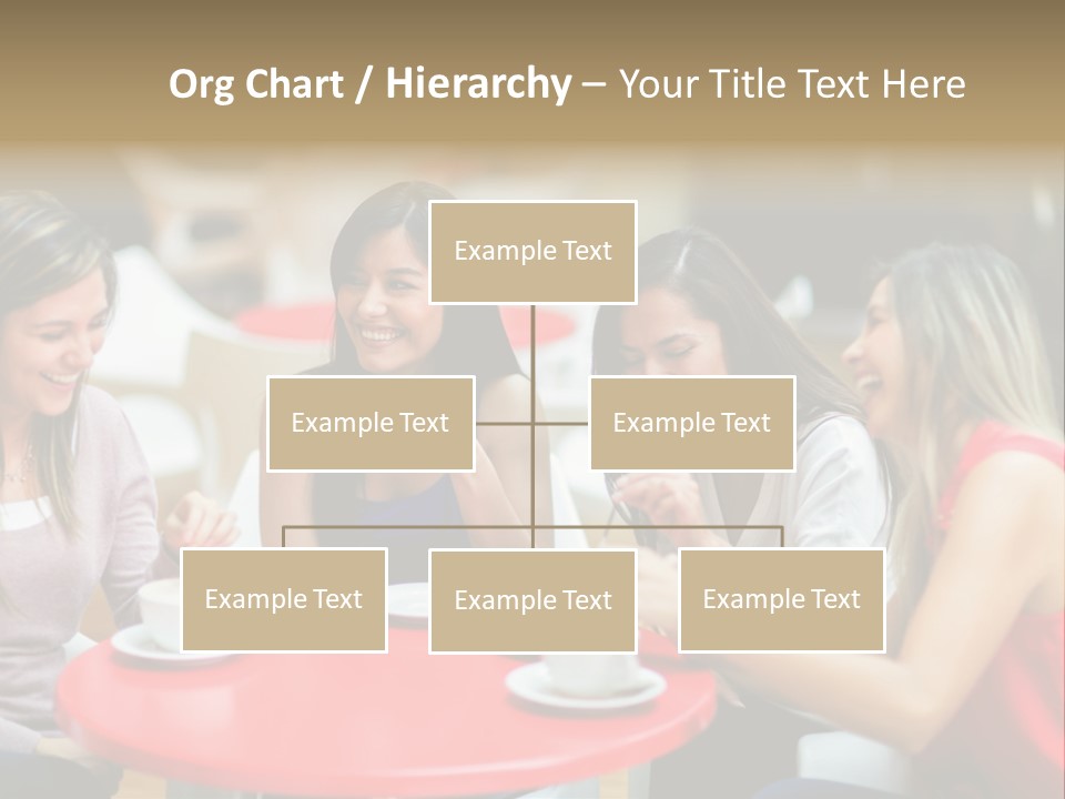 Happy Cheerful Adults PowerPoint Template