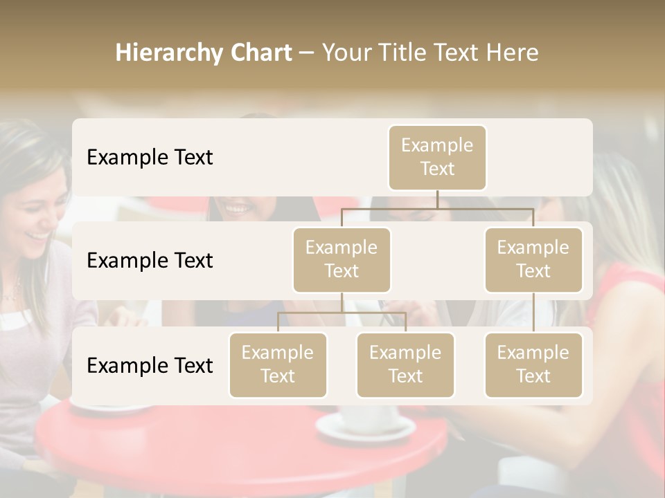 Happy Cheerful Adults PowerPoint Template
