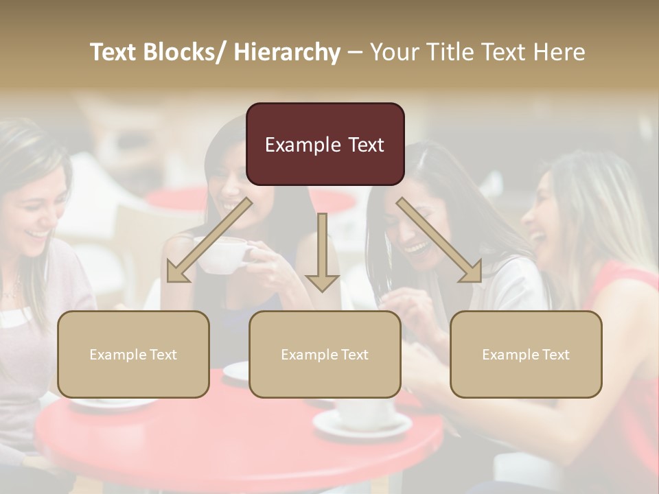 Happy Cheerful Adults PowerPoint Template