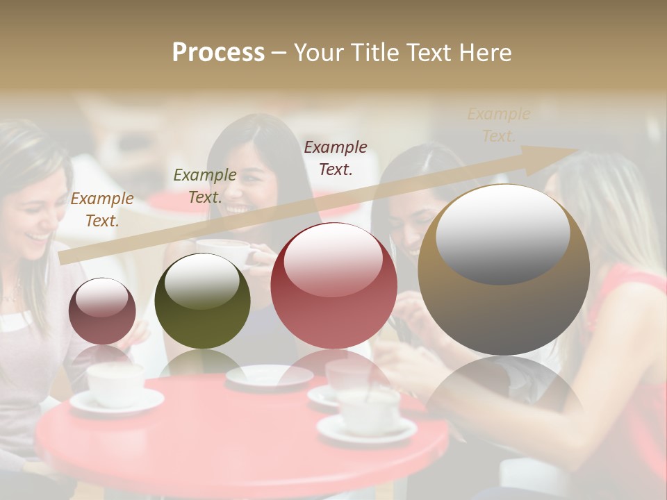 Happy Cheerful Adults PowerPoint Template