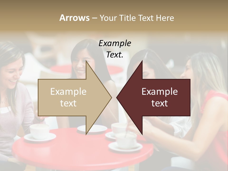 Happy Cheerful Adults PowerPoint Template