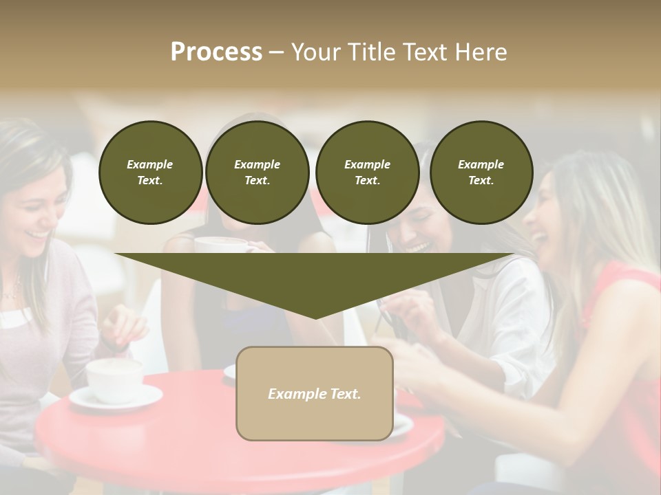 Happy Cheerful Adults PowerPoint Template