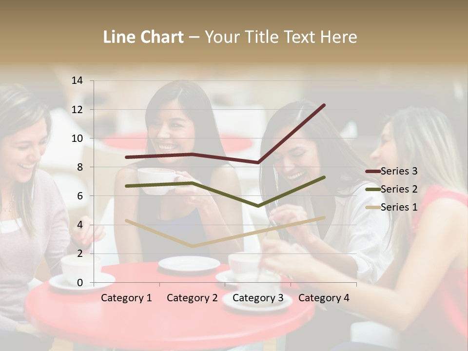 Happy Cheerful Adults PowerPoint Template