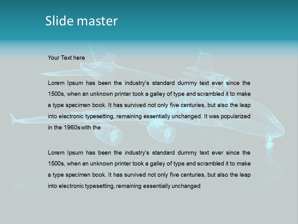 Engineer Blue Mechanic PowerPoint Template