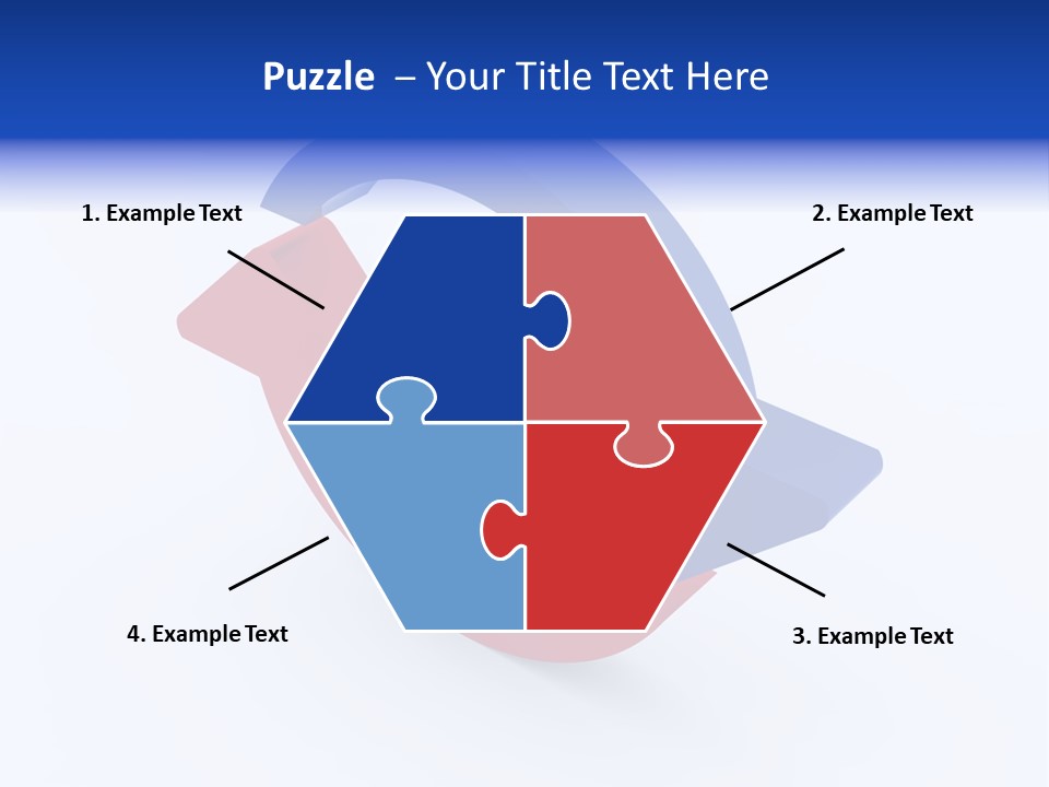 A Blue And Red Arrow Powerpoint Presentation PowerPoint Template