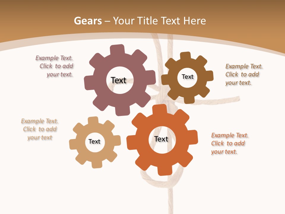 Target Gain Showing PowerPoint Template
