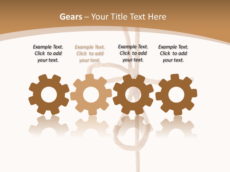 Target Gain Showing PowerPoint Template