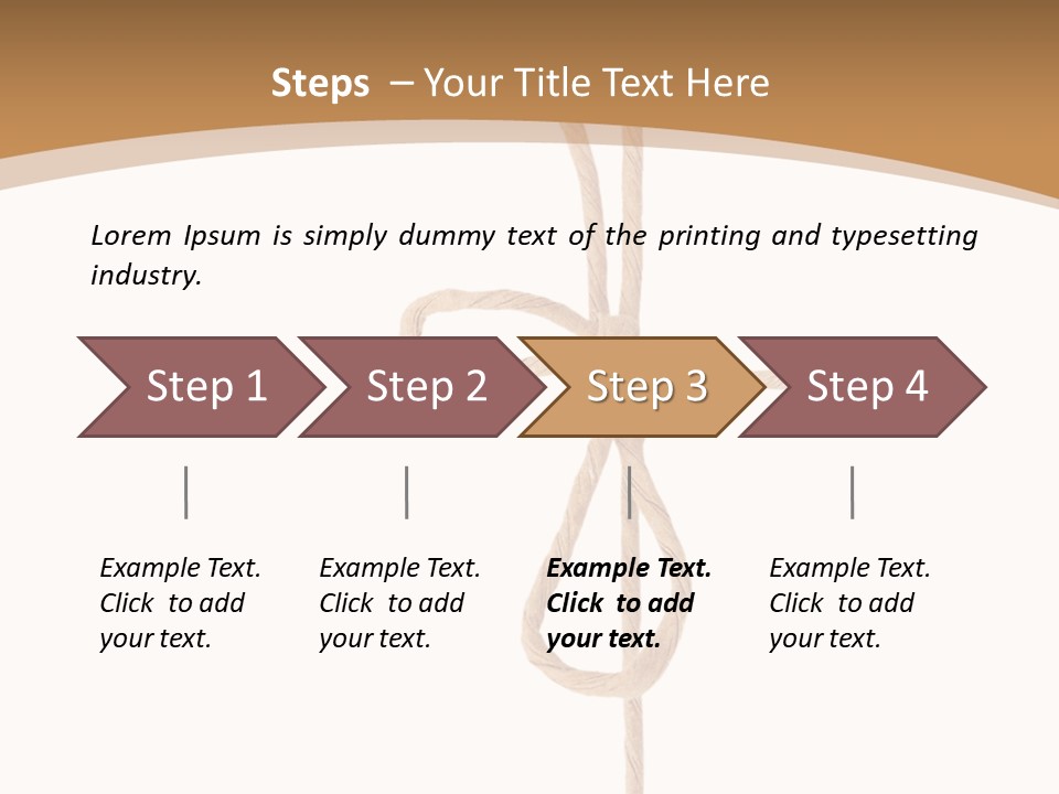 Target Gain Showing PowerPoint Template