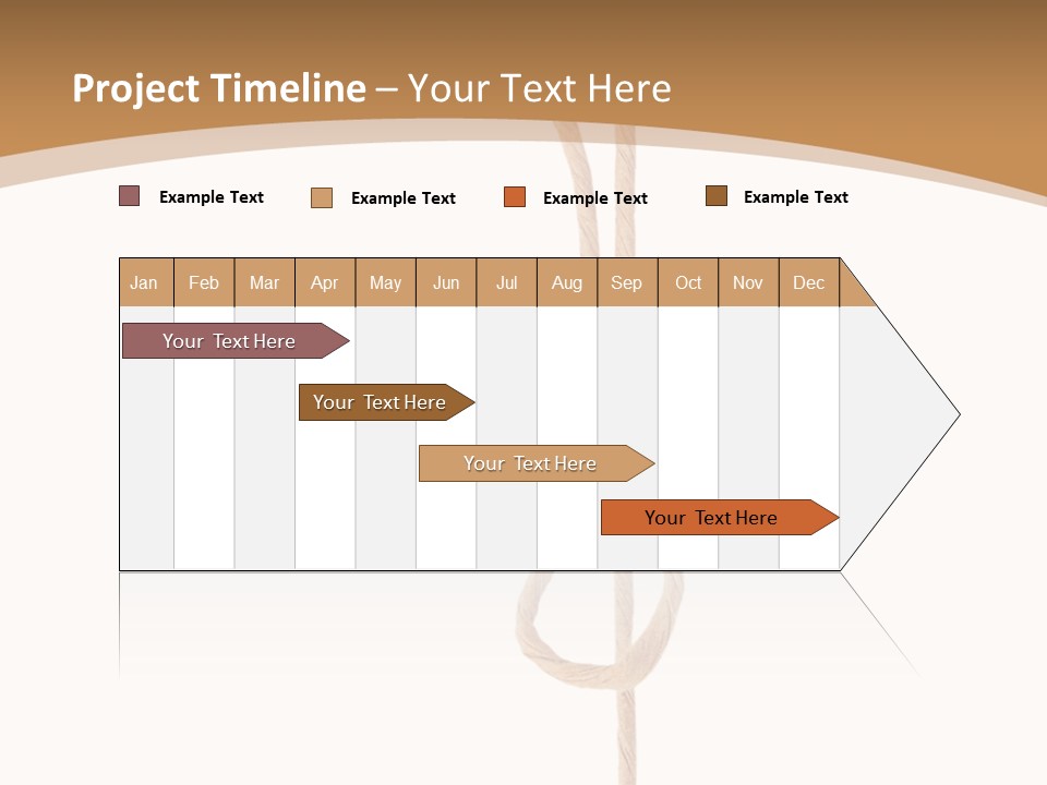 Target Gain Showing PowerPoint Template
