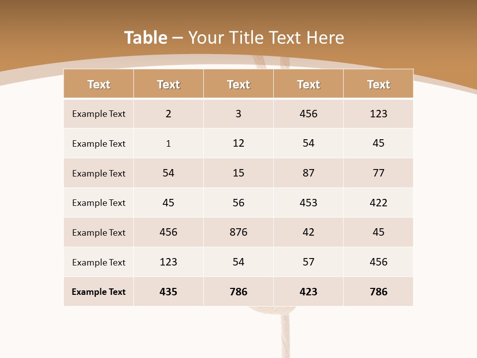 Target Gain Showing PowerPoint Template