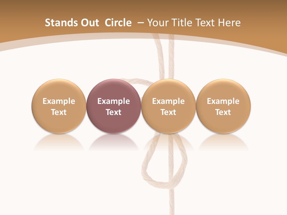 Target Gain Showing PowerPoint Template