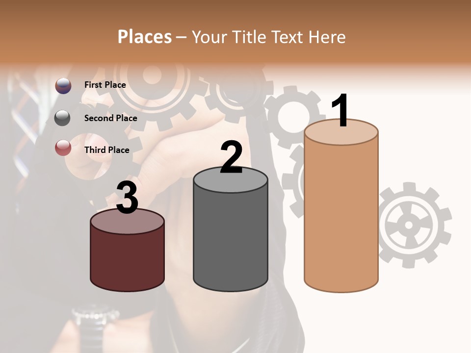Target Gain Showing PowerPoint Template