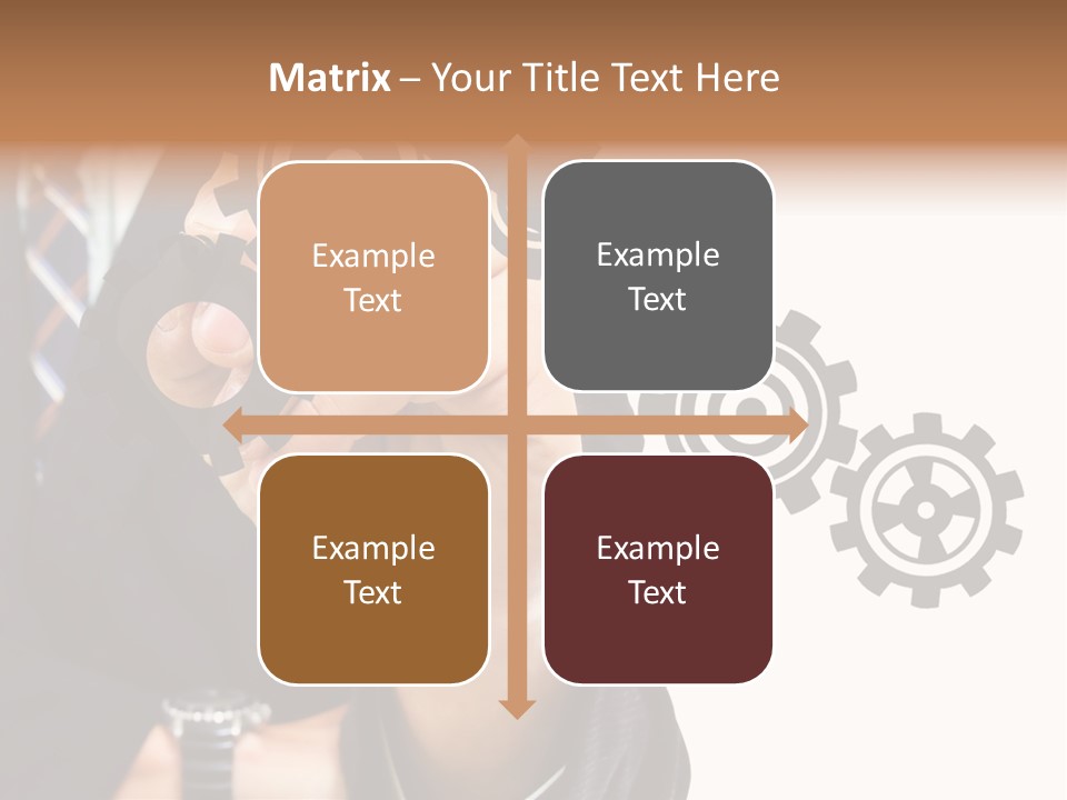 Target Gain Showing PowerPoint Template
